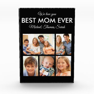 Best Mum Ever Mothers Day Collage Photo Block