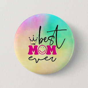 Best Mum Ever Mother's Day Design-63344 6 Cm Round Badge