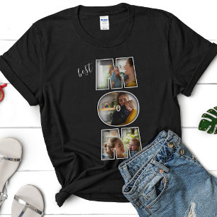 Best Mum Ever Mother's Day Gift 3 Photo Cutout T-Shirt