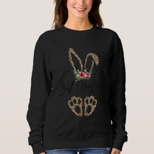 Best Mum Ever Mother's Day Greatest Mum Leopard Bu Sweatshirt
