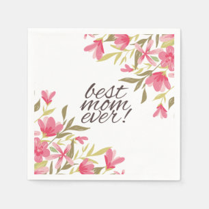 Best Mum Ever Mother's Day Napkin