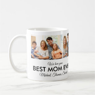 Best Mum Ever Mothers Day Photo Collage Coffee Mug