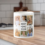 Best Mum Ever - Mother's Day Photo Collage Coffee Mug<br><div class="desc">Celebrate your mum with the "Best Mum Ever" Mother's Day Photo Collage Coffee Mug. This personalised mug features a beautifully arranged collage of cherished photos, capturing special moments and memories. The heartfelt message "Best Mum Ever" adds a loving touch. Crafted from high-quality ceramic, it's both microwave and dishwasher safe, ensuring...</div>