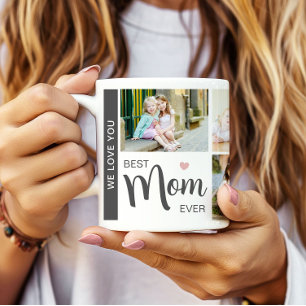 Best Mum Ever Mothers Day Photo Collage  Coffee Mug