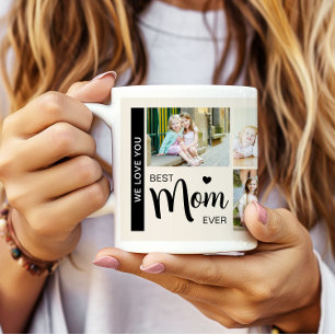 Best Mum Ever Mothers Day Photo Cream Tan Coffee Mug