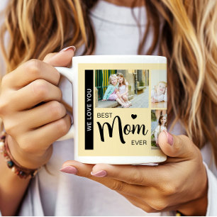 Best Mum Ever Mothers Day Photo Yellow Coffee Mug
