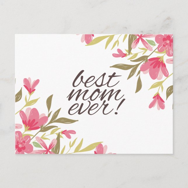 Best Mum Ever Mother's Day | Postcard (Front)