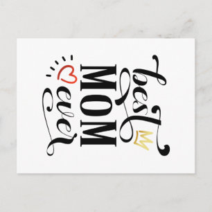 Best Mum Ever Mother's Day Quote   Postcard
