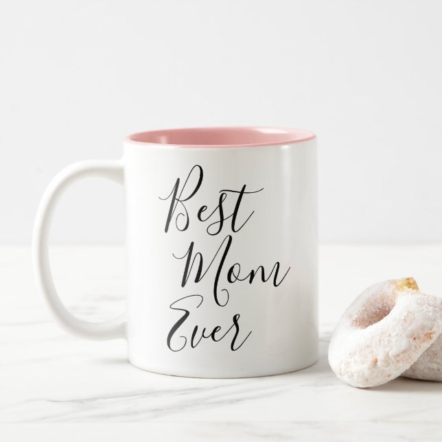 Best Mum Ever | Mother's Day Two-Tone Coffee Mug (With Donut)