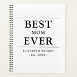 Best Mum Ever Mothers Gift Planner<br><div class="desc">Best Mum Ever Gift, minimalist style which can be easily updated with your Photo and text. If you need any help personalising this product,  please contact me using the message button below and I will be happy to help.</div>