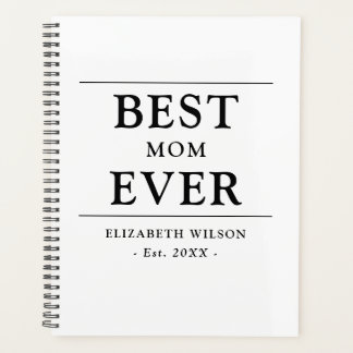 Best Mum Ever Mothers Gift Planner
