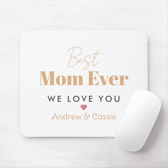 Best mum ever mouse mat (With Mouse)