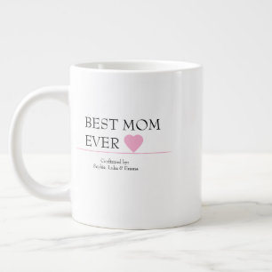 Best Mum Ever Mug with Pink Heart – Confirmed By..