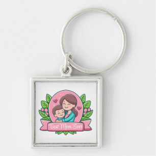 Best Mum Ever, Mum And Child, Custom Key Ring