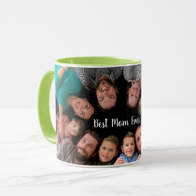 Best Mum Ever Mum Your Mum's Photo Here Mug (Front Left)