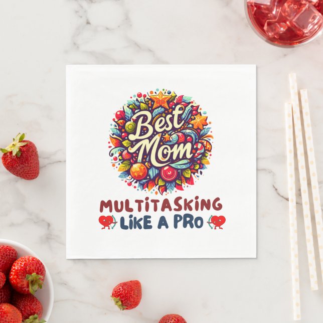 Best mum ever  napkin (Insitu)