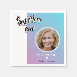 Best mum ever napkin