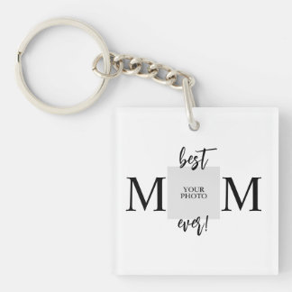 Best Mum Ever Personalised Mother's Day Acrylic Key Ring