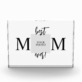 Best Mum Ever Personalised Mother's Day Photo Block