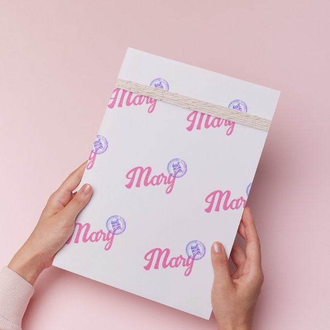 Best Mum Ever Personalised Mother's Day  Wrapping Paper (Creator Uploaded)