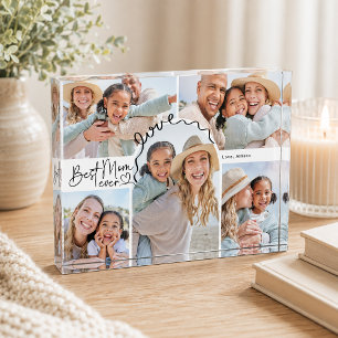 Best Mum Ever Personalised Photo Block
