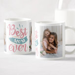 Best Mum Ever Personalised Photo Coffee Mug<br><div class="desc">A pretty chic feminine typographic design for the "Best mum ever". Easily customisable with two of your favourite photos. Makes a great gift for Mother's day or special occasions.</div>