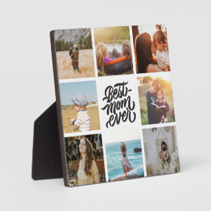 Best Mum Ever Personalised Photo Collage Plaque