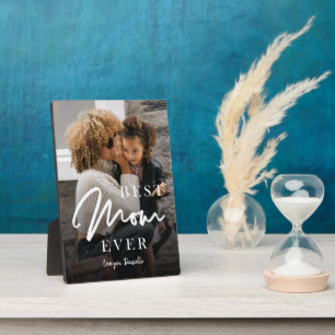 Best mum ever personalised photo Mothers Day Plaqu Plaque