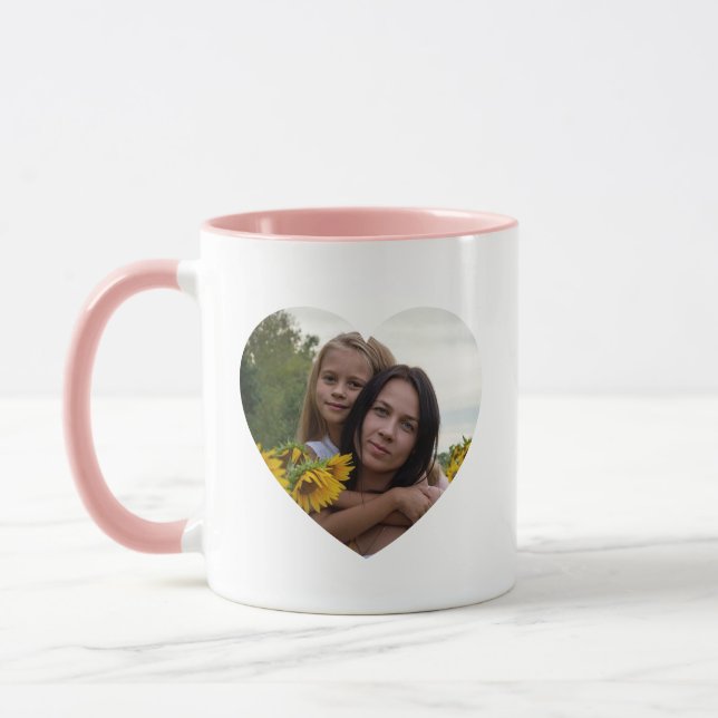 Best Mum Ever Personalised Photo Mug (Left)