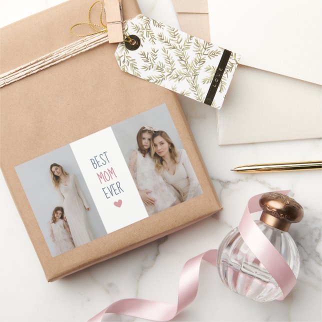 Best Mum Ever – Personalised Photo Sticker (Gifting)