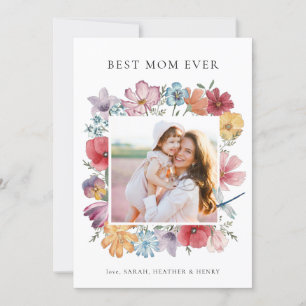 Best Mum Ever Photo Card