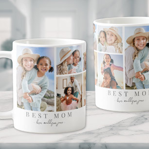 Best Mum Ever Photo Collage Coffee Mug