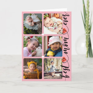 Best Mum Ever Photo Collage Mother's Day Card