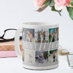 'Best Mum Ever' Photo Collage | Mothers Day Gift Coffee Mug<br><div class="desc">Modern photo collage coffee mug featuring a photo collage,  which are easily downloaded from your phone or computer,  the text 'Best Mum Ever' in elegant calligraphy script,  a message and name/s. A beautiful keepsake gift for Mum on Mother's Day,  Birthdays or Christmas.</div>