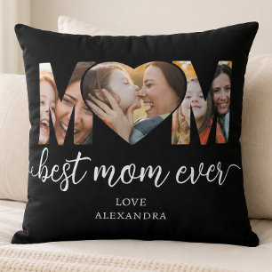 Best Mum Ever Photo Collage Mothers Gift Cushion