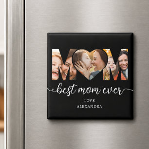 Best Mum Ever Photo Collage Mothers Gift Magnet