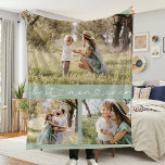 Best Mum Ever Photo Fleece Blanket<br><div class="desc">Celebrate the special bond you share with your mum with our one-of-a-kind photo blanket. This beautiful blanket features three of your most cherished photos and comes with a special “Best Mum Ever” script in the centre. Perfect for Mother’s Day, her birthday, or any other day when you want to give...</div>