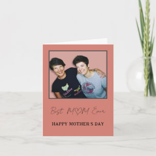 Best mum ever Photo Happy Mother’s Day Card