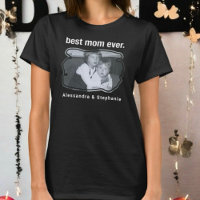 Best mum ever photo keepsake custom name script