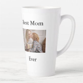 Best Mum Ever Photo Latte Mug