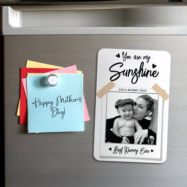 Best Mum Ever Photo Mother's Day Gift Magnet (Creator Uploaded)