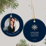 Best Mum Ever Photo Ornament<br><div class="desc">Capture the cherished moments shared between a mother and daughter with our Best Mum Ever Photo Ornament. The front showcases a heartwarming photo of a mum and her daughter, radiating love and joy, while "The Best Mum Ever" elegantly declares her greatness. On the back, "Cherished Memories Together" beautifully encapsulates their...</div>