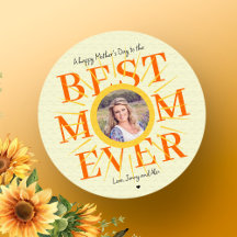 Best mum ever photo personalised Mother's Day 