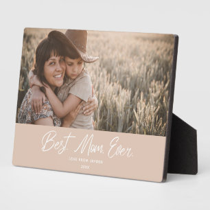 Best Mum Ever Photo Plaque