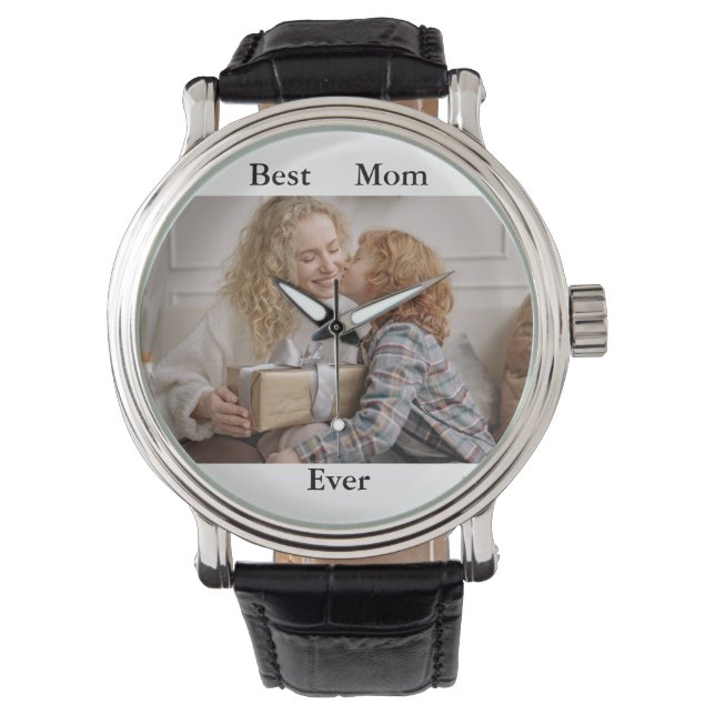 Best Mum Ever Photo Watch (Front)