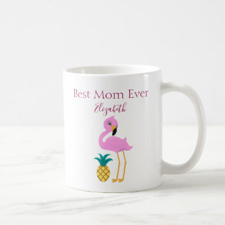 Best Mum Ever Pink Flamingo Coffee Mug