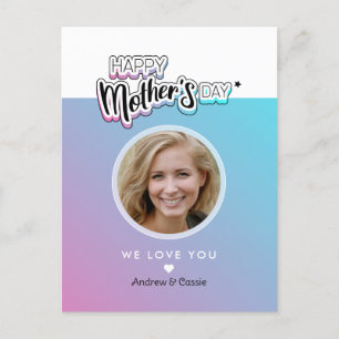 Best mum ever postcard