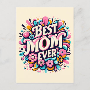 Best Mum Ever Postcard