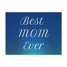 Best Mum Ever postcard