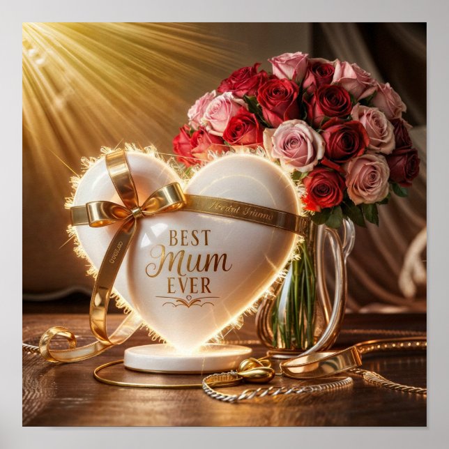 Best Mum Ever Poster (Front)